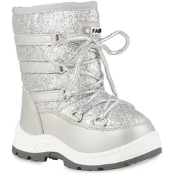 Kinder Winter Boots in Silber