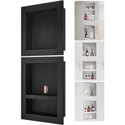 VEVOR Wandnische 10x40,64x101,6cm Duschnische Nische Befliesbar Dreilagig Wasserdicht Nischeneinbau Rückwandmaterial (XPS, Holz, Zement) Geeignet für Badezimmer Schlafzimmer Arbeitszimmer