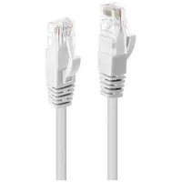 Lindy 48099 RJ45 Netzwerkkabel, Patchkabel CAT 6 U/UTP Weiß