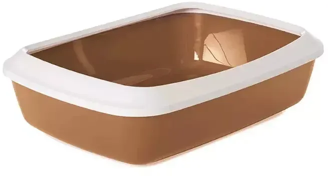 SAVIC Katzentoilette IRIZ OWAL NORDIC BROWN 50cm (Rabatt für Stammkunden 3%)