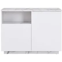 vente-unique Kücheninsel Corelina 120 x 90 x 60 cm Weiß