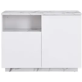 vente-unique Kücheninsel Corelina 120 x 90 x 60 cm Weiß