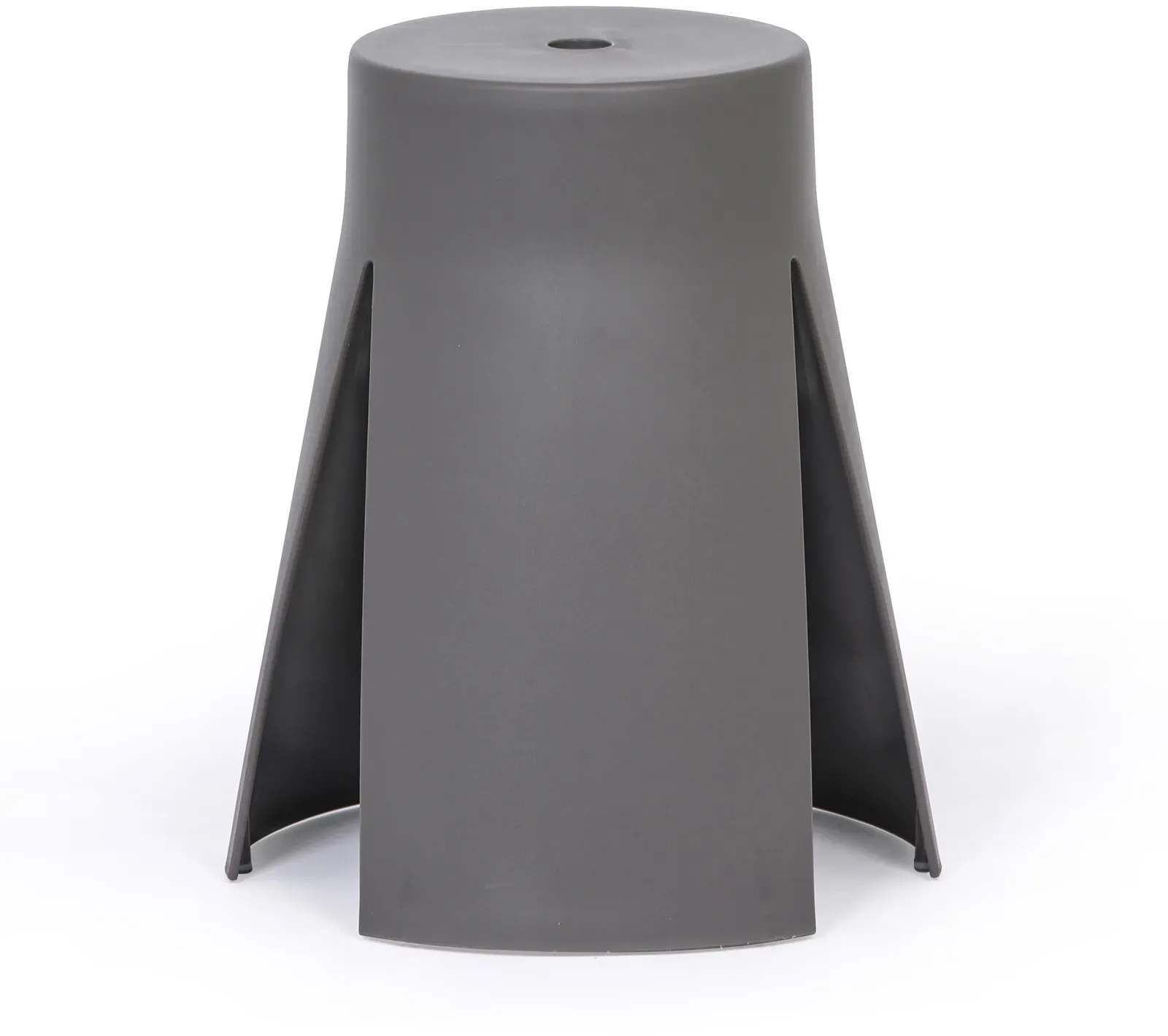 Kunststoffhocker RIKO, grau
