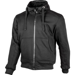 GMS-Moto Grizzly, Kapuzenjacke - Schwarz - M