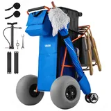 Vevor Bollerwagen faltbar blau