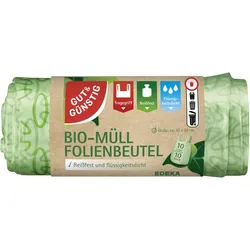 GUT&GÜNSTIG Biomüllbeutel 10,0 l grün