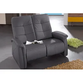 exxpo - sofa fashion 2-Sitzer EXXPO - SOFA FASHION "Tivoli, Kinosofa, bequem und komfortabel durch die Relaxfunktion", grau (anthrazit), B:140cm H:109cm T:97cm, Softlux-Kunstleder;NaturLeder;Luxus-Microfaser, »Aqua Clean« (50% Polyester, 35% Polyacryl, 15% Polyamid), Sofas,