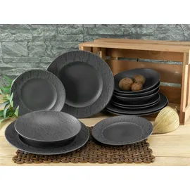 CreaTable Rondo Tafelservice 12-tlg. schwarz