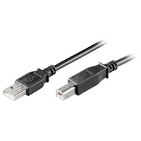 Wentronic goobay - USB-Kabel - USB Type B (M) USB (M) - USB 2.0 - 1,0m - Schwarz