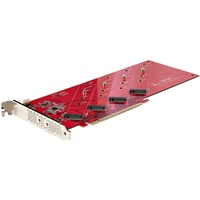 Startech StarTech.com QUAD-M2-PCIE-CARD-B Schnittstellenkarte/Adapter Eingebaut M.2
