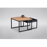 M2 Kollektion Couchtisch Dublin Holz Braun Wildeiche