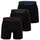 Scotch & Soda Boxershorts Solid Cotton Stretch schwarz S 3er Pack