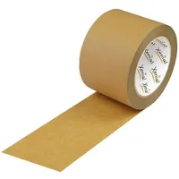 Xenial Papier-Packband, 75mm Länge 50m Stärke 130μ braun