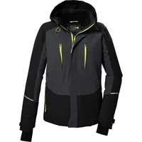 KILLTEC Herren Skijacke/Funktionsjacke mit Kapuze, Unterarmventilation und Schneefang KOW