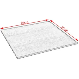 KAWOLA Holztablett MADELINE Eiche natur groß für Hocker