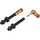 Granite Juicy Nipple Ventilkappen-Set Ventilkappen Orange