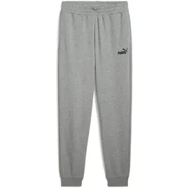 Puma Essentials No. 1 Logo French Terry Jogginghose mit Bündchen Herren 03 medium gray heather XL