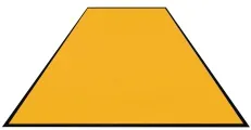 Schmutzfangmatte Colorstar, gelb, waschbar, glatter Rücken 7460115200150-C12 , Maße (B x T): 115 x 200 cm