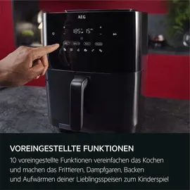 AEG Heißluftfritteuse AAF7SB schwarz