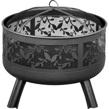 Buschbeck Feuerschale 61 x 61 x 61 cm Stahl schwarz