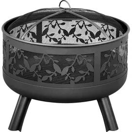 Buschbeck Feuerschale 61 x 61 x 61 cm Stahl schwarz