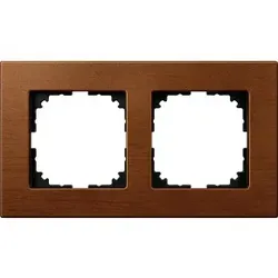 Merten MEG4052-3472 Holzrahmen, 2fach, Kirsche, M-PLAN MEG40523472