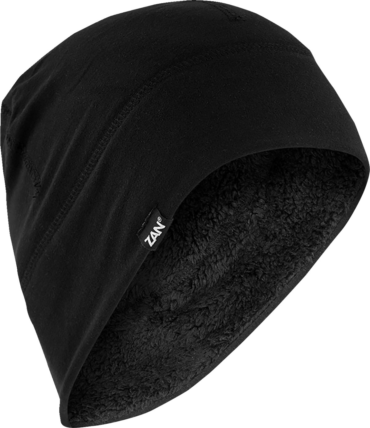 Zan Headgear SF High Pile Fleece Black, Capuchon de sous-couche - Noir - Taille unique