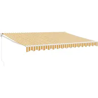 furnicato Markise 4 x 3 m gelb