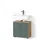 livinity Waschbeckenunterschrank Ronco 60 x 59 x 30 cm Grün/Goldkraft Eiche