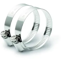 OASE 55690 Edelstahl-Schlauchschellen 1 1/2"-2", silber, 2 Stück