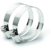 OASE 55690 Edelstahl-Schlauchschellen 1 1/2"-2", silber, 2 Stück