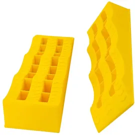 DEMA Stufenkeil Auffahrkeil 2er-Set DSK60 Ausgleichskeil Stufenkeile Auffahrkeile