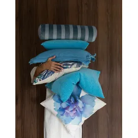 PAD Fashion Dekokissen 30 x 40 cm Blau