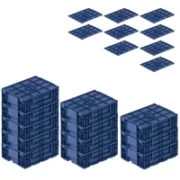 Proregal SuperSparSet 12x VDA KLT Kleinladungsträger mit Verbundboden &