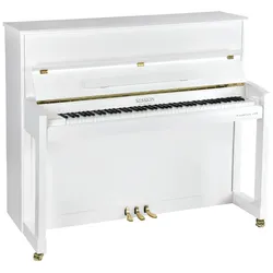 Session Original Frankfurt 122 Klavier Weiss Hochglanz - Klavier