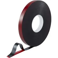 TOOLCRAFT 93038c185 93038c185 Doppelseitiges Klebeband Rot/Schwarz (L x B)