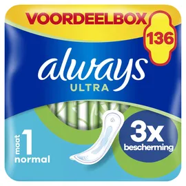Always Ultra Binden Damen Normal 136 Stück