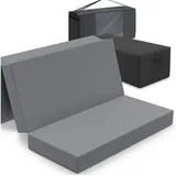 eloneo Klappmatratze 120 x 195 x 15 cm weich Polyester