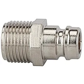 Riegler Temperier-Einstecknippel DN 9 mit AG, mit Absperrventil, G 1/2