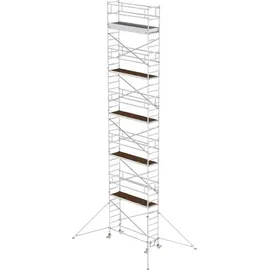 Günzburger MUNK Günzburger Steigtechnik 155046 Rollgerüst Montage ohne Werkzeug Arbeitshöhe (max.): 12.4m