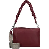 Harbour 2nd Just Pure Florina Schultertasche Leder 30 cm raspberry red