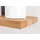 Massivmoebel24 Wandregal 110 x 20 x 20 cm Beige