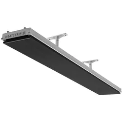 Heatstrip Design Dunkelstrahler: 1500 - ohne Fernbedienung Aluminium