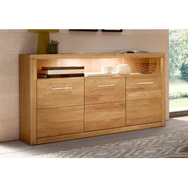 Home Affaire Sideboard »Ribe«, Breite 130 cm braun