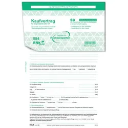 10 Stück RNK 584 Kaufvertrag universal 4002871058407 RNK