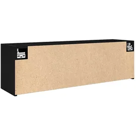 vidaXL Bad-Wandschrank 100 x 25 x 30 cm Schwarz