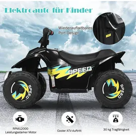 Goplus Elektro-Kinderquad Miniquad schwarz (6V)