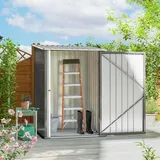 Outsunny Gerätehaus 1 x 1,03 m Grau