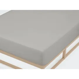 Castell Spannbettlaken Jersey 120 x 200 cm sturmgrau