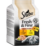 Sheba Fresh & Fine Truthahn & Huhn 6x50g